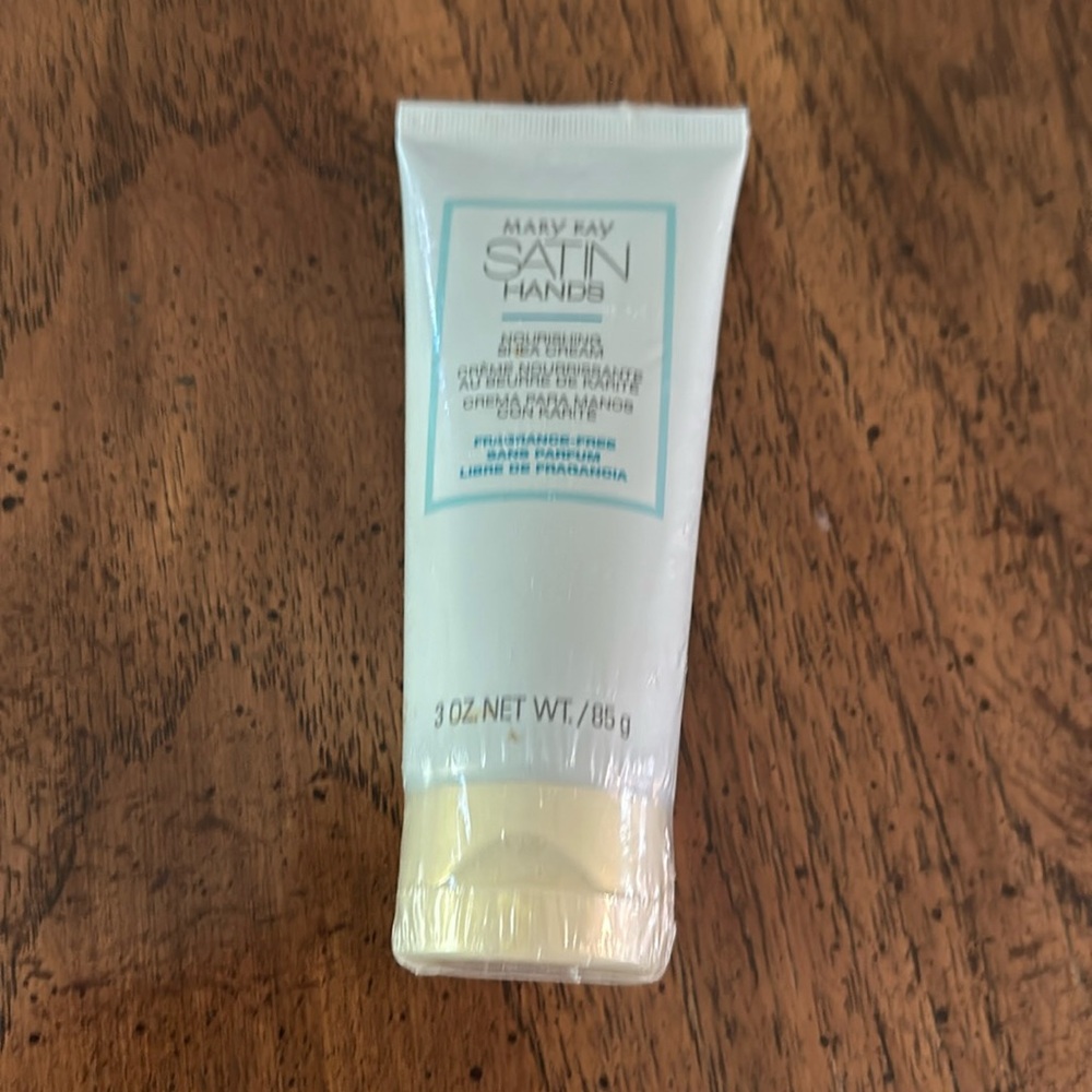 Mary Kay SATIN hands nourishing shea cream fragrance free brand new sealed